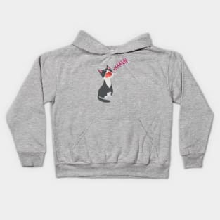 Yawning Cat Kids Hoodie